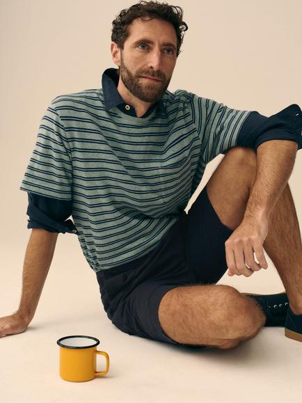 White Stuff Lewes Linen Shorts, Midnight Blue, Midnight Blue