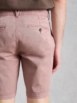 White Stuff Sutton Chino Shorts, Pink - view 2, Pink