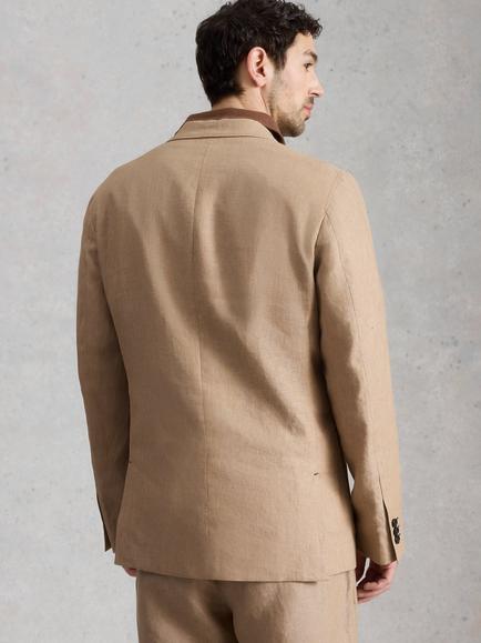 White Stuff Swinton Pure Linen Single Breasted Blazer, Natural - view 2, Natural