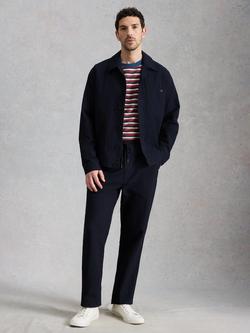 White Stuff Falmouth Cotton Regular Fit Jacket, Midnight, Midnight