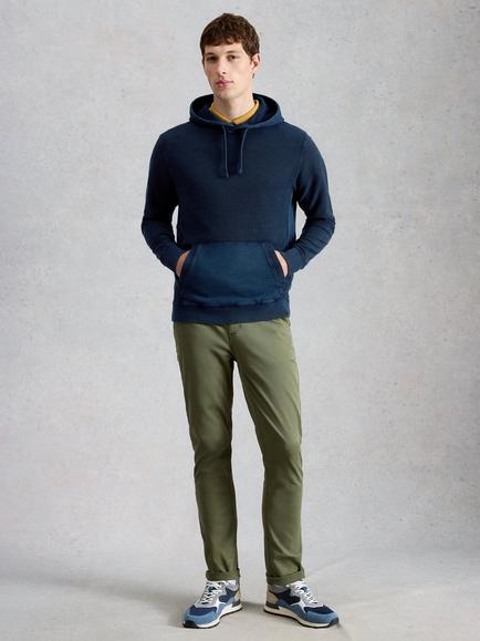 White Stuff Sidmouth Cotton Hoodie, Dark Blue, Dark Blue