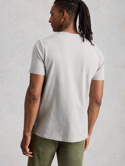 White Stuff Abersoch Crew Neck T-Shirt, Grey - view 2, Grey