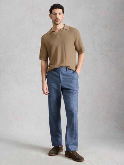 White Stuff Thame Polo Shirt, Brown, Brown