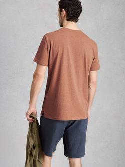 White Stuff Abersoch Mountain Print Linen T-Shirt, Pink - view 2, Pink