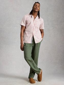 White Stuff Skelmer Linen Trousers, Khaki, Khaki
