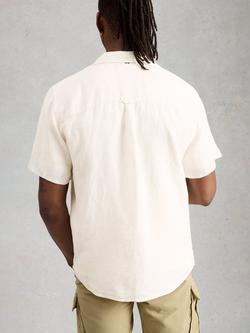 White Stuff Keswick Linen Short Sleeve Shirt, White - view 2, White