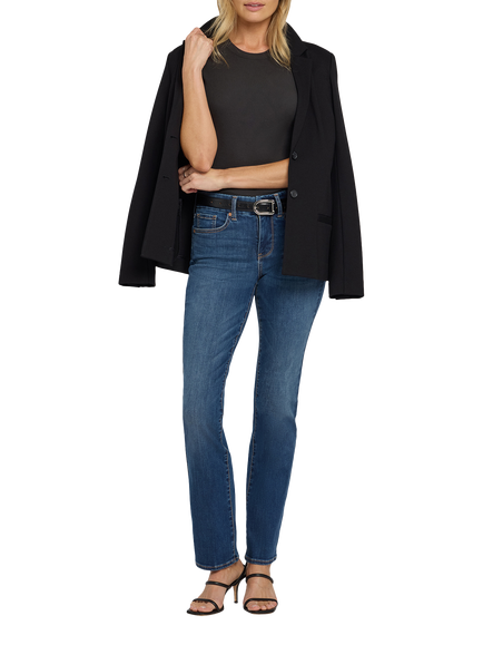NYDJ Waist-Match™ Marilyn Straight Jeans, Blue Mirage