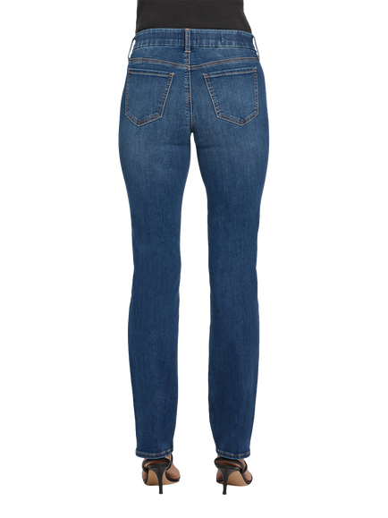NYDJ Waist-Match™ Marilyn Straight Jeans - view 2, Blue Mirage