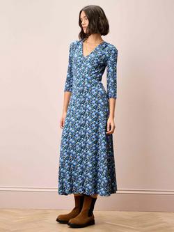 Brora Liberty Print Floral Jersey Dress, Iris, Iris