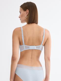 Triumph Breathe & Lift Smart Padded Non Wired Bra - view 2, Light Blue