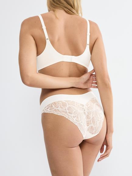 Triumph Body Make-Up Illusion High Leg Tai Knickers, White - view 2, White