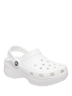 Crocs Classic Platform Clogs - view 2, White