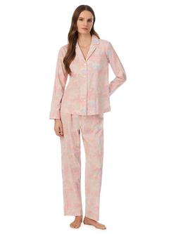 Lauren Ralph Lauren Paisley Button Down Long Pyjama Set, Multi, Multi