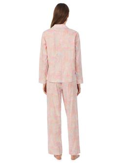 Lauren Ralph Lauren Paisley Button Down Long Pyjama Set, Multi - view 2, Multi