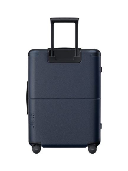 July CaseSafe Double Wheel Checked Suitcase, 80L - view 2, Navy