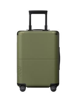 July Carry On CaseSafe Double Wheel Cabin Suitcase, 42L, Moss