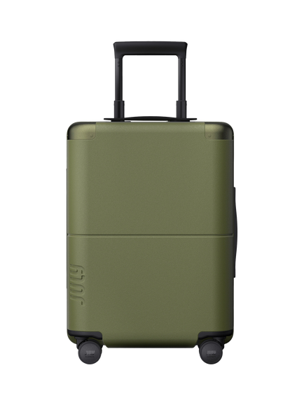 July Carry On CaseSafe Double Wheel Cabin Suitcase, 42L, Moss