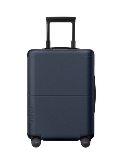 July Carry On CaseSafe Double Wheel Cabin Suitcase, 42L, Navy
