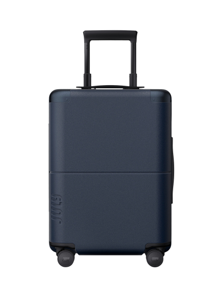 July Carry On CaseSafe Double Wheel Cabin Suitcase, 42L, Navy
