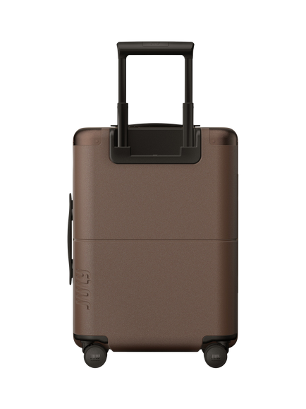July Carry On CaseSafe 8-Wheel Cabin Suitcase, 42L, Dark Brown - view 2, Dark Brown