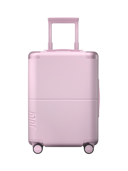 July Carry On CaseSafe Double Wheel Cabin Suitcase, 42L, Blush Pink