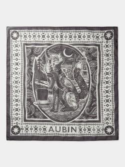 Aubin Cotton Midnight Bandana, Fox Print, Fox Print