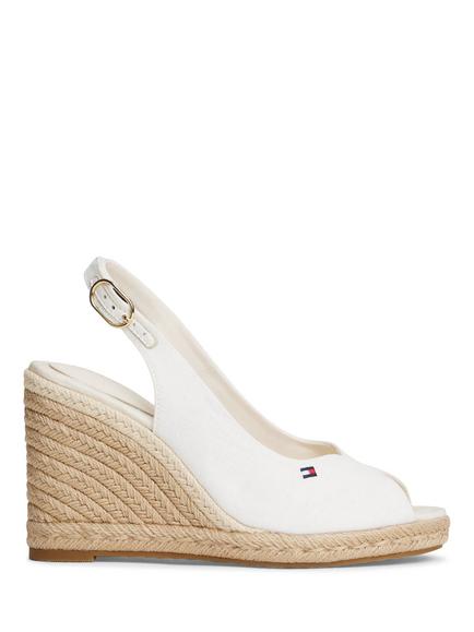 Tommy Hilfiger Hemp Slingback Wedge Espadrilles, Ecru