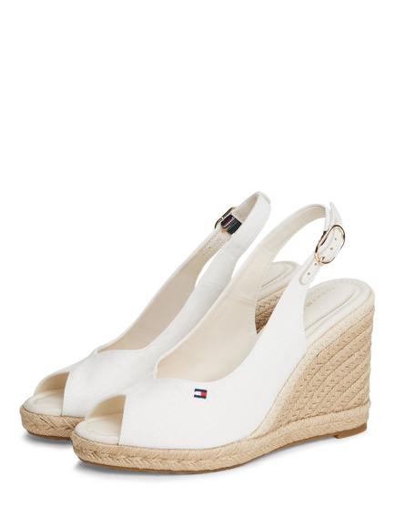 Tommy Hilfiger Hemp Slingback Wedge Espadrilles - view 2, Ecru