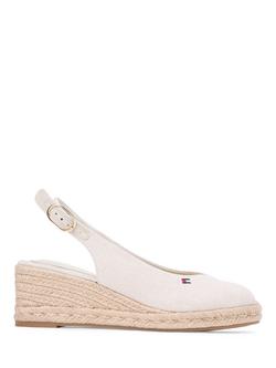 Tommy Hilfiger Hemp Slingback Wedge Espadrilles, Classic Beige