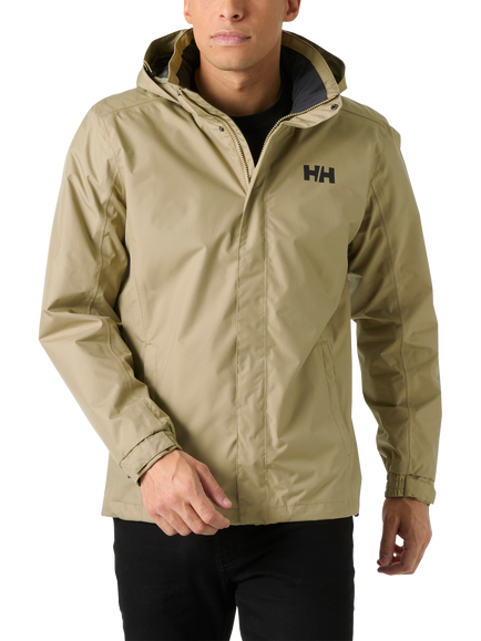 Helly Hansen Men's Dubliner Waterproof Jacket, 757 Pebble, 757 Pebble
