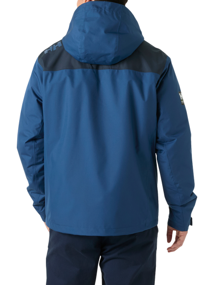 Helly Hansen Crew Hooded Pile Jacket, Dark Blue - view 2, 507 Dark Blue