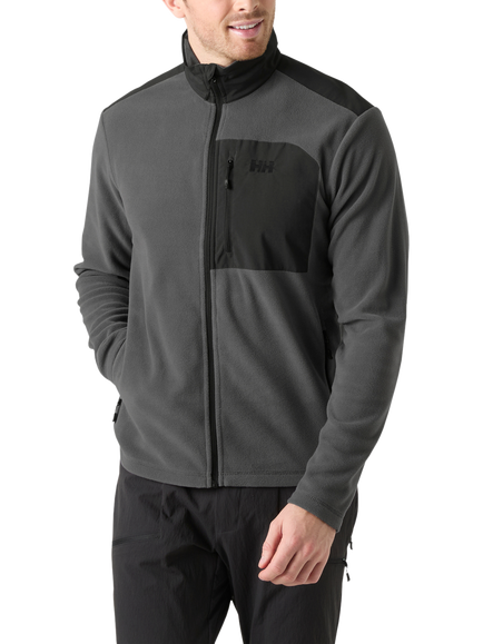 Helly Hansen Daybreaker Block Microfleece Jacket, 831 Thunder Gre, 831 Thunder Gre