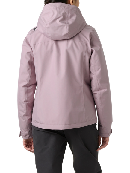 Helly Hansen Crew Hooded Pile Jacket, 676 Purple Clay - view 2, 676 Purple Clay