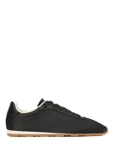 Tommy Hilfiger TH Monogram Satin Trainers, Black
