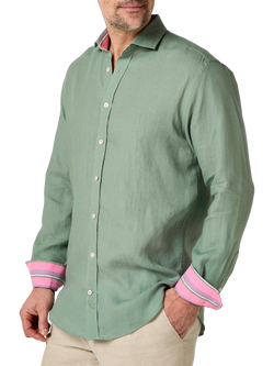 KOY Linen Shirt, Sage