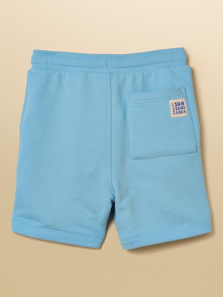 Joules Kids' Sweat Shorts, Blue - view 2, Blue