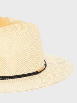 Gerard Darel Ella Raffia Fedora Hat, Ecru - view 2, Ecru