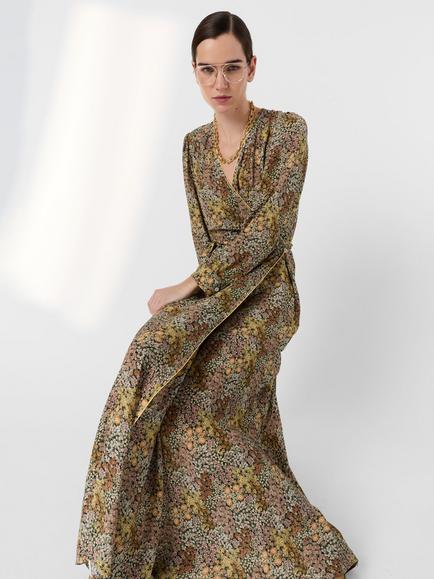 Gerard Darel Rimaya Floral Maxi Dress, Pink, Pink