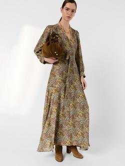 Gerard Darel Rimaya Floral Maxi Dress, Pink - view 2, Pink