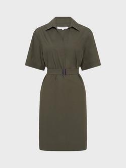 Gerard Darel Rizlene Collared Dress, Khaki Green, Khaki Green