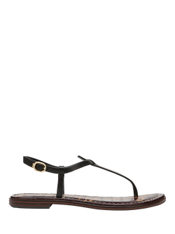 Sam Edelman Gigi Leather Thong Sandals, Black