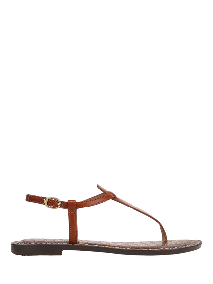 Sam Edelman Gigi Leather Thong Sandals, Kona Brown Leather