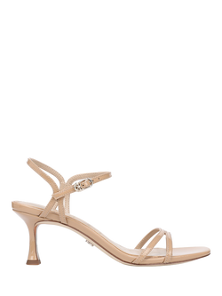 Sam Edelman Presley Leather Strappy Sandals, Sienna Tan Patent