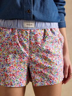 Joules Amara Ditsy Floral Shorts, Multi - view 2, Multi