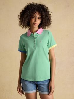 Joules Woody Cotton Polo Shirt, Mint Green, Mint Green