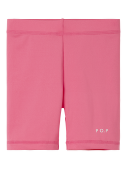Polarn O. Pyret Kids' UV Swim Shorts, Pink, Pink