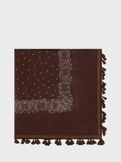 Gerard Darel Donia Abstract Scarf, Brown, Brown