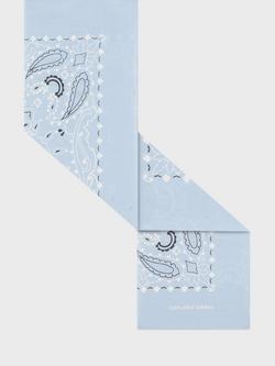 Gerard Darel Dayana Printed Square Scarf, Bluesky - view 2, Bluesky