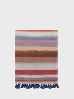 Gerard Darel Dinahe Stripe Scarf, Orange/Multi, Orange/Multi