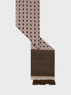 Gerard Darel Dalma Abstract Geometric Scarf - view 2, Pink/Multi